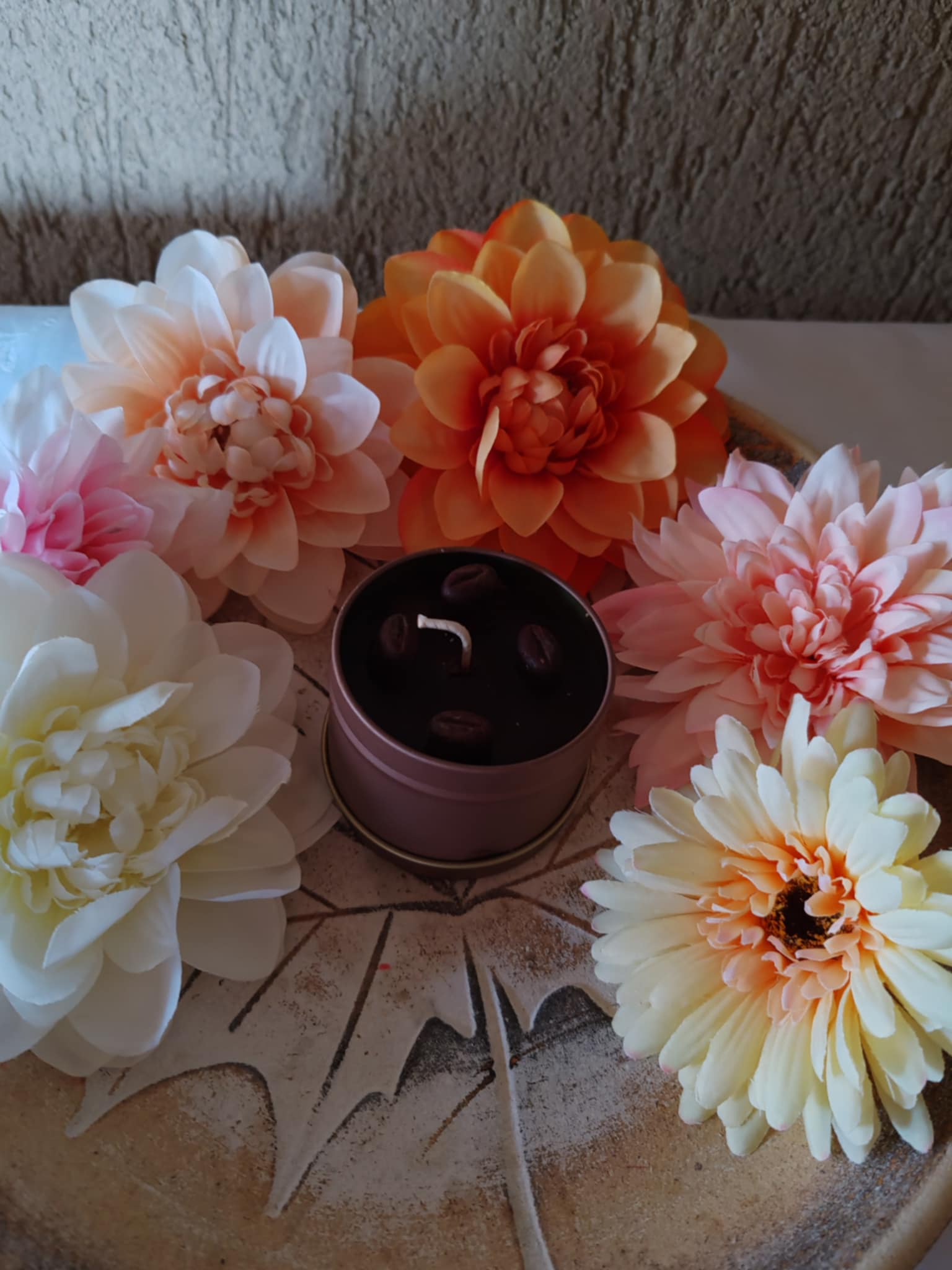 Tégelyes gyertya kicsi, 100g